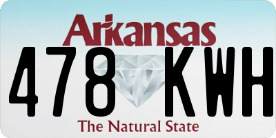 AR license plate 478KWH
