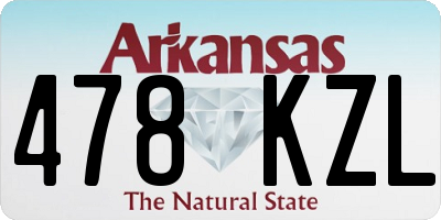 AR license plate 478KZL