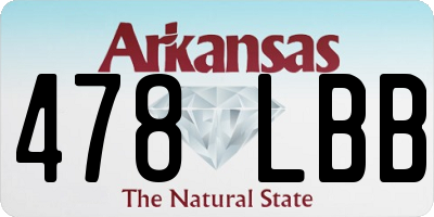 AR license plate 478LBB
