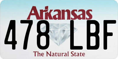 AR license plate 478LBF
