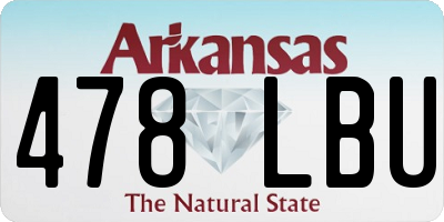 AR license plate 478LBU