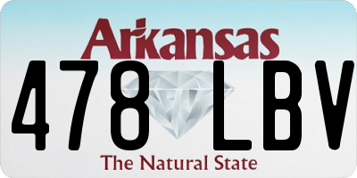 AR license plate 478LBV