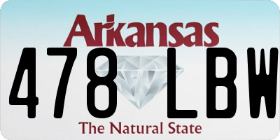 AR license plate 478LBW