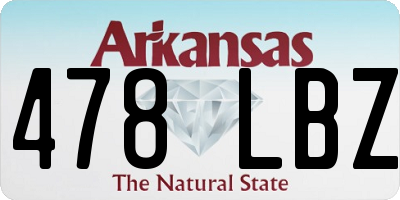 AR license plate 478LBZ