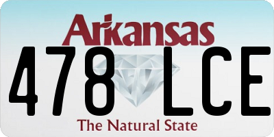 AR license plate 478LCE