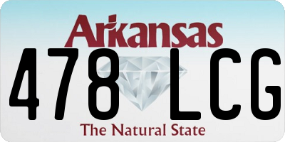 AR license plate 478LCG