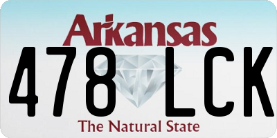AR license plate 478LCK