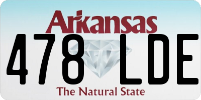 AR license plate 478LDE
