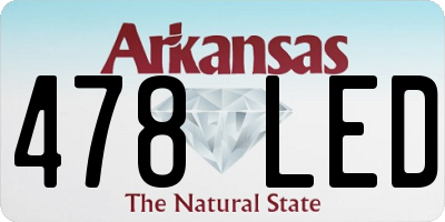 AR license plate 478LED