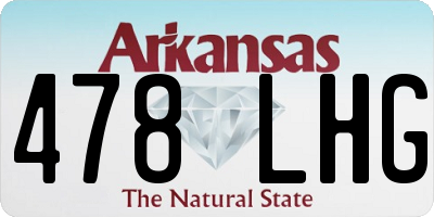AR license plate 478LHG