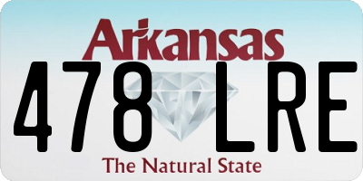 AR license plate 478LRE
