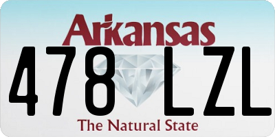 AR license plate 478LZL