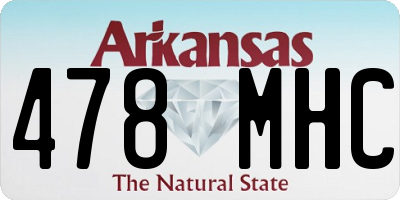 AR license plate 478MHC