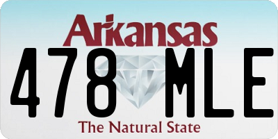 AR license plate 478MLE