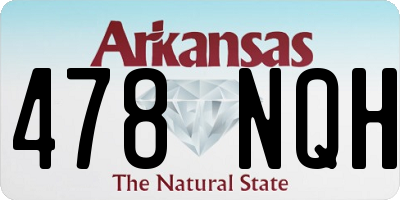AR license plate 478NQH