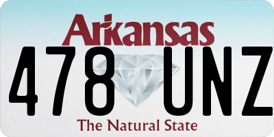 AR license plate 478UNZ
