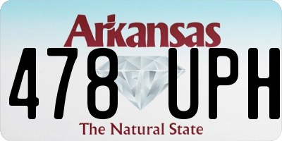 AR license plate 478UPH
