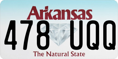 AR license plate 478UQQ