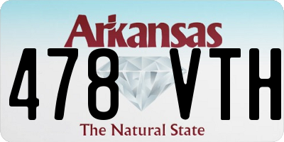 AR license plate 478VTH