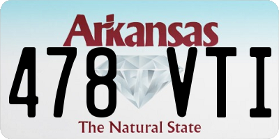 AR license plate 478VTI
