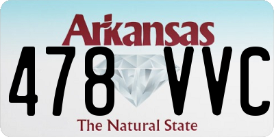 AR license plate 478VVC