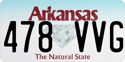 AR license plate 478VVG