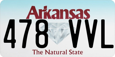 AR license plate 478VVL