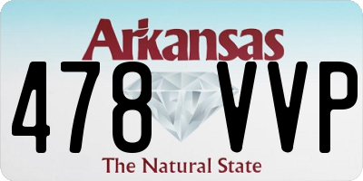 AR license plate 478VVP