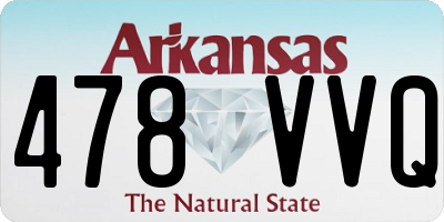 AR license plate 478VVQ