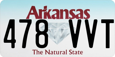 AR license plate 478VVT