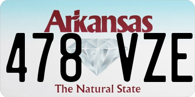 AR license plate 478VZE