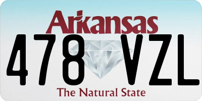 AR license plate 478VZL