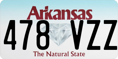 AR license plate 478VZZ