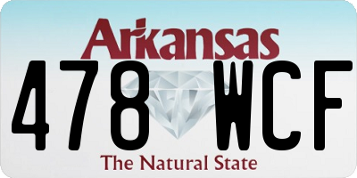 AR license plate 478WCF