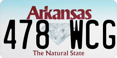 AR license plate 478WCG