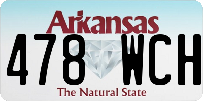 AR license plate 478WCH