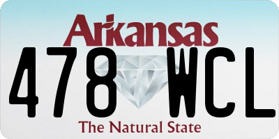 AR license plate 478WCL