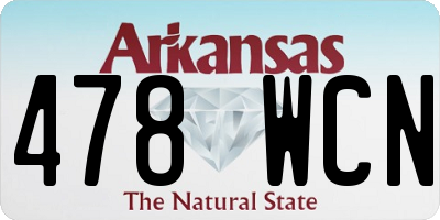 AR license plate 478WCN