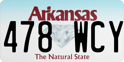 AR license plate 478WCY