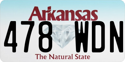 AR license plate 478WDN