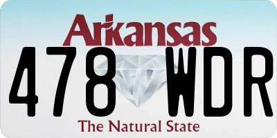 AR license plate 478WDR