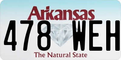 AR license plate 478WEH