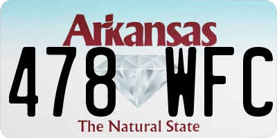 AR license plate 478WFC