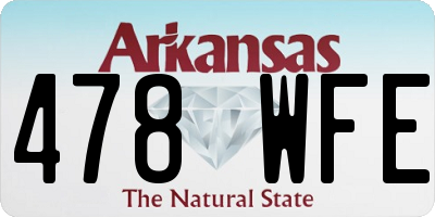 AR license plate 478WFE