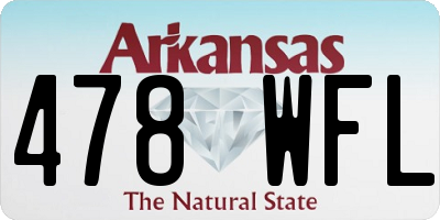 AR license plate 478WFL