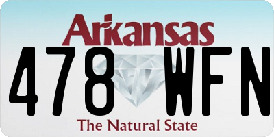 AR license plate 478WFN