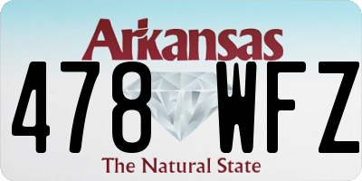 AR license plate 478WFZ