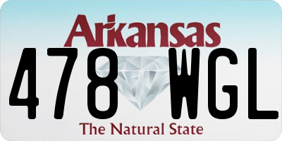 AR license plate 478WGL