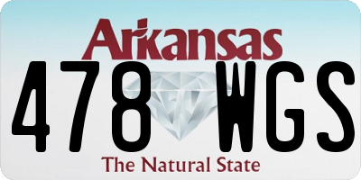 AR license plate 478WGS