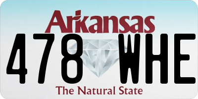 AR license plate 478WHE